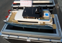 custom made model of 80ft catamaran yacht